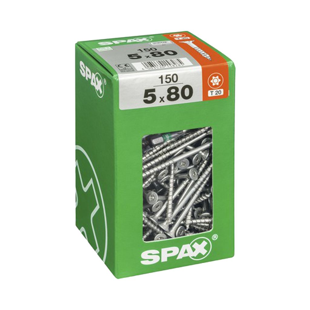 Set 150 viti SPAX Torx in acciaio a testa svasata, Diam.5 Immagine del prodotto 