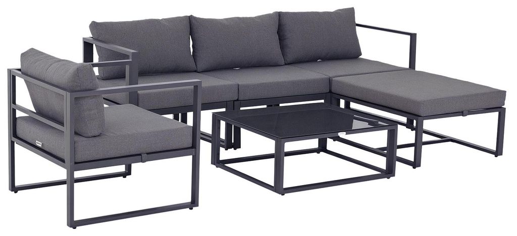 Outsunny 6er Gartenset Gartenlounge Gartengarnitur Produktbild 