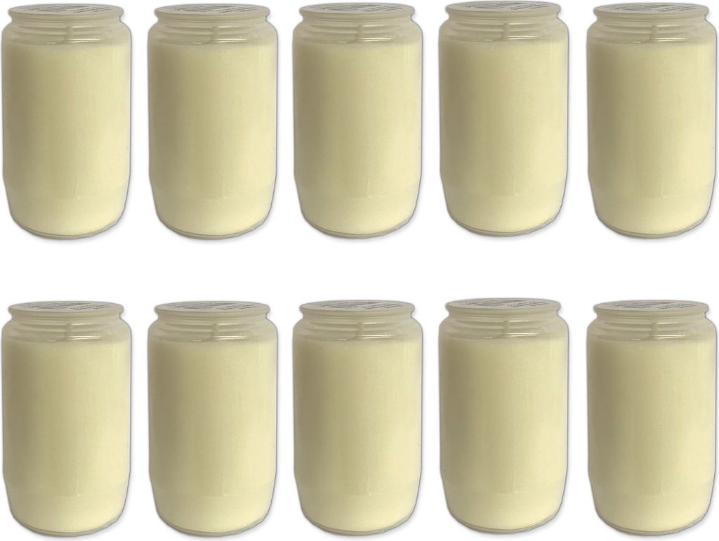 10er Set Premium Kompositions Grablicht T3 Weiss | Produktbild 