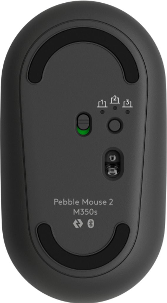 Logitech 920-012239, Kabellos, RF Wireless + Bluetooth, Scherenschalter, QWERTY, Graphit, Maus enthalten