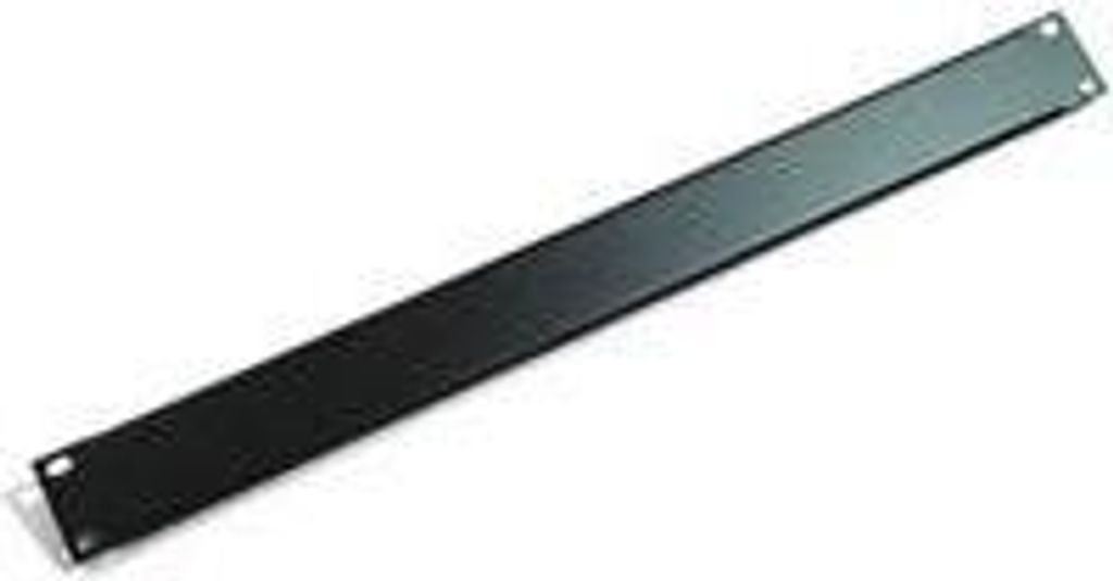 Triton 19" blanking panel 2U black, Schwarz, 19"/2 U