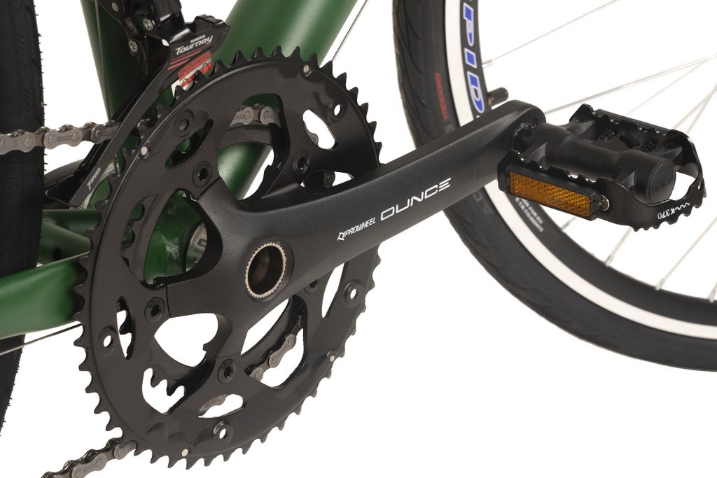 HOLLANDIA Gravelbike G3006 - 28 Zoll Rennrad In Grün, 14 Gänge, Rahmengröße 56 Cm