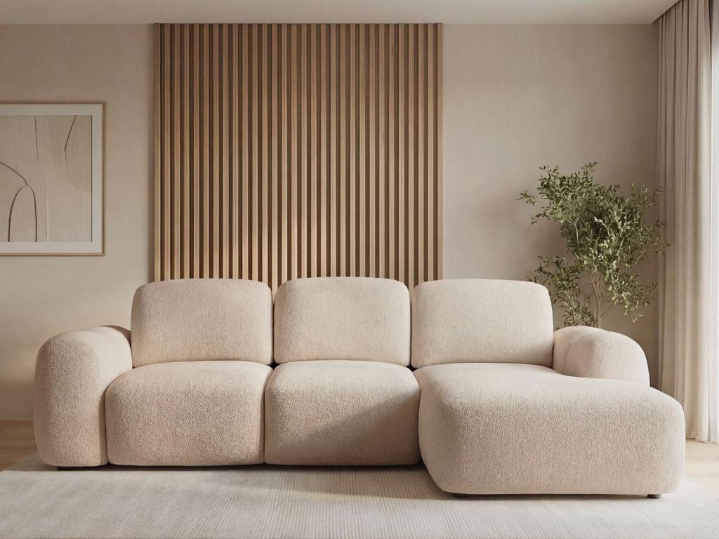 GrainGold Ecksofa L-Form Rechts Avelin - Ecksofa mit Produktbild 
