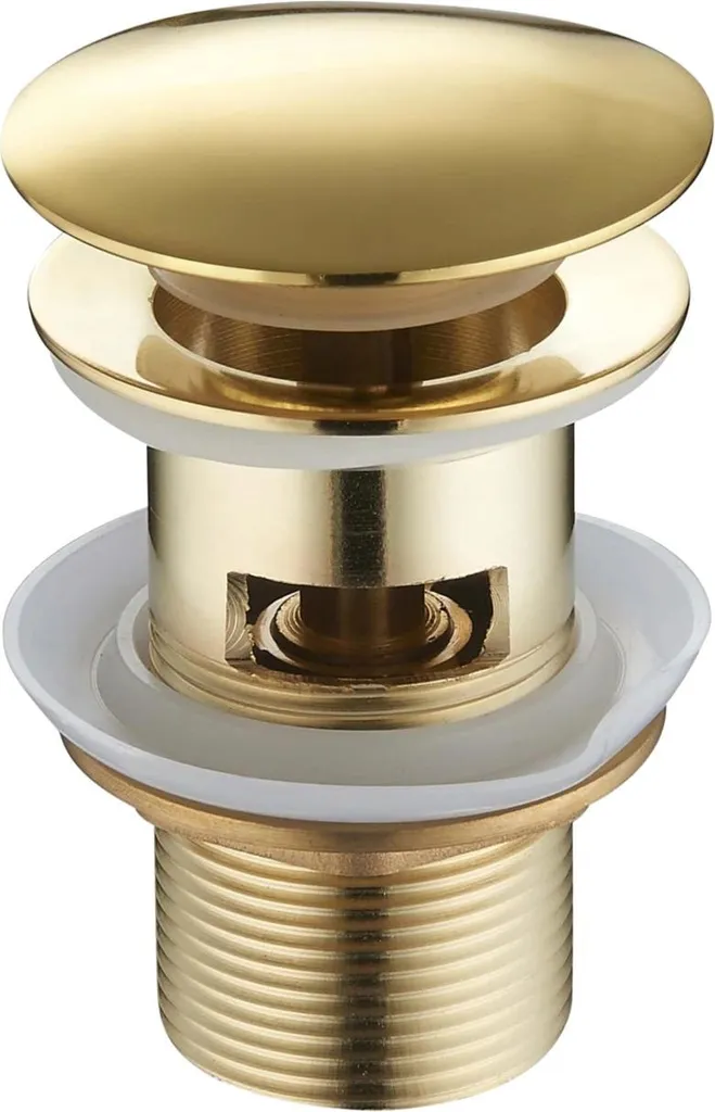 Piletta Mexen 79920-50 Oro: Scarico in Ottone per Lavabi con Troppopieno