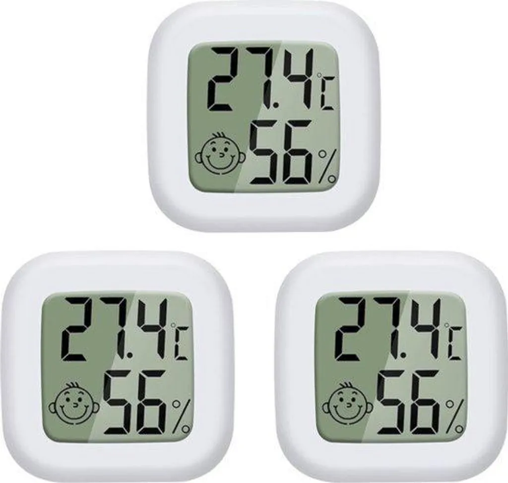 Mini thermomètre hygromètre LCD intérieur -50 à 70 °C haute précision