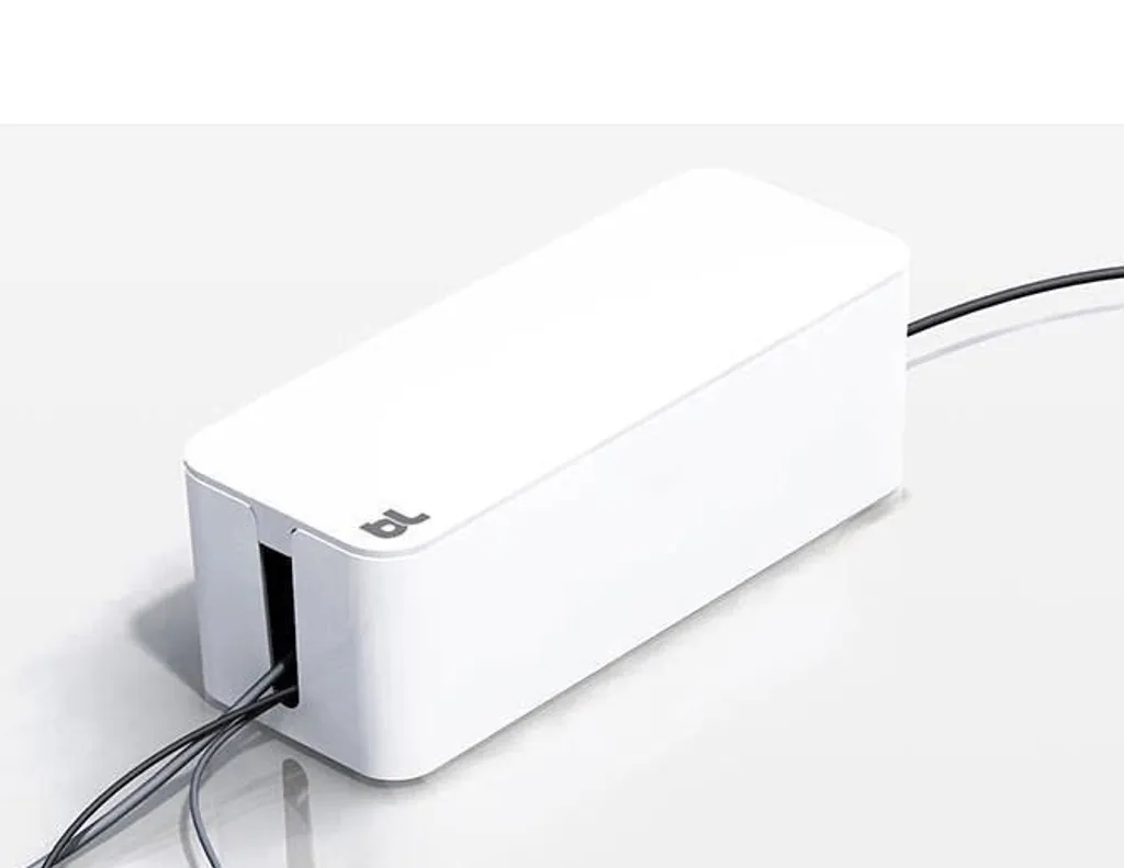 Bluelounge CableBox Blanc - Boîtier de Gestion de Câbles Design Original - 15