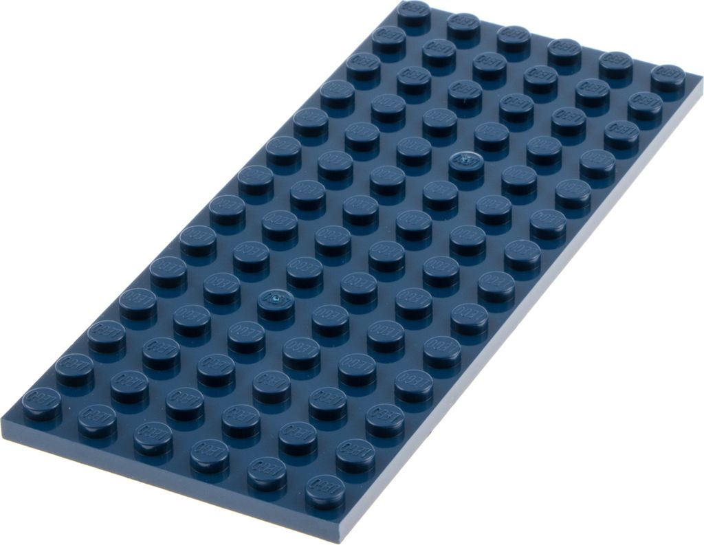 1x Lego Bau Platte 6x14 dunkel blau Grundplatte Atlantis Produktbild 