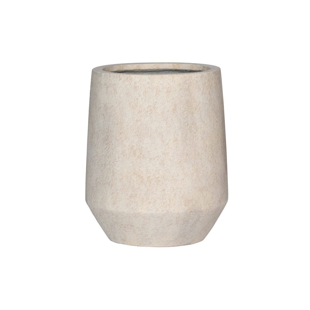 Pottery Pots Harith Travertin Beige D 28 cm H 33 cm Produktbild 