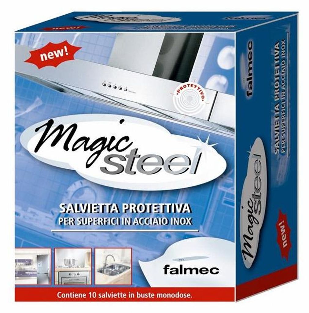 Falmec Magic Steel ściereczki czyszczące 10 szt. Zdjęcie produktu 