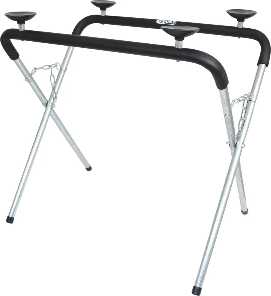 Support de dépose 1160 mm KS TOOLS 140.2225 avec butées de protection noires