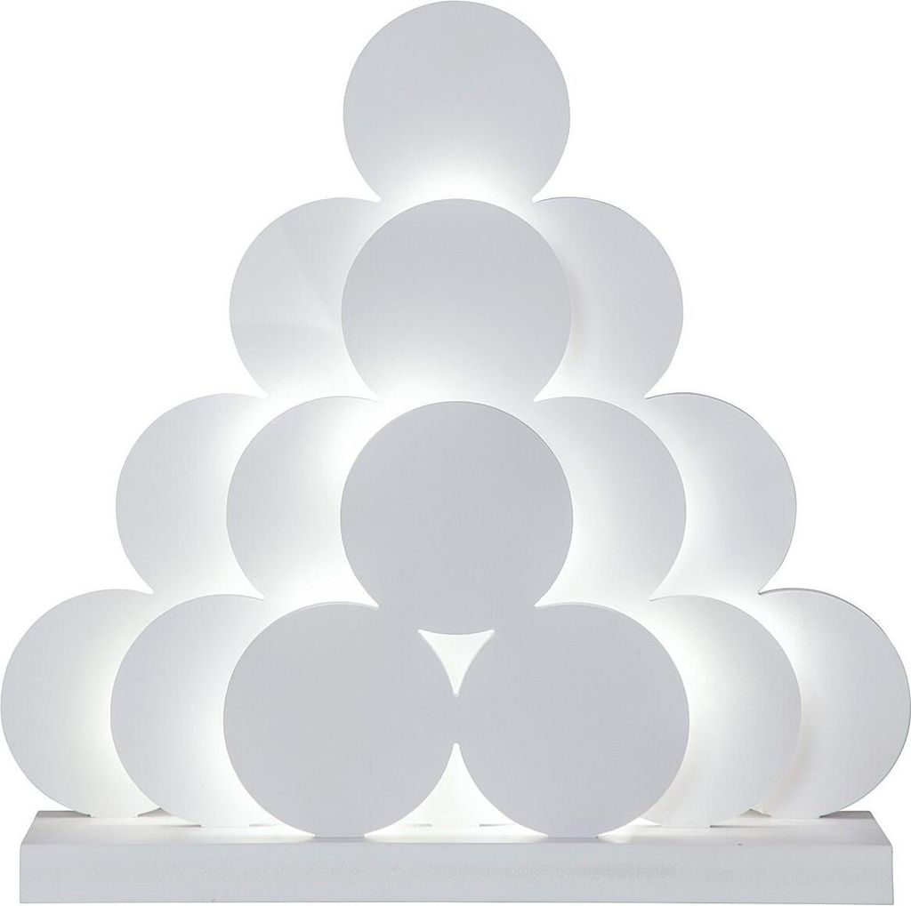 Star Trading LED-Fensterleuchter Grandy weiße Kugeln 40x39cm