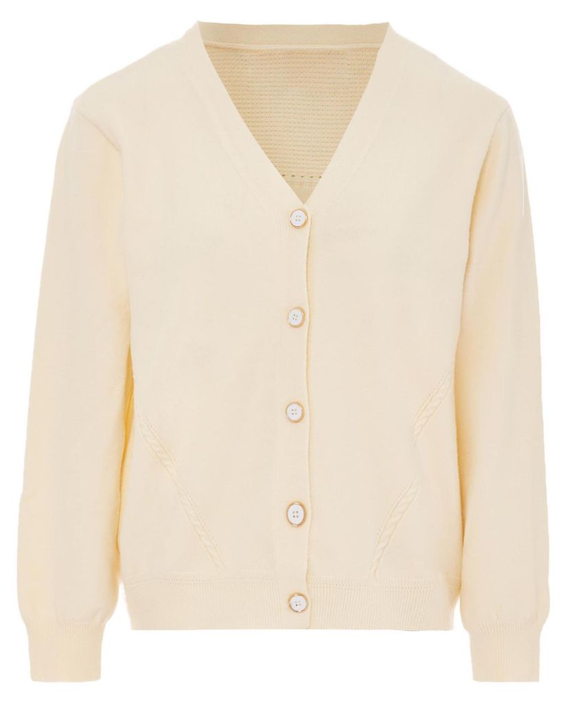 dulcey damen strickjacke - Weiss, XS/S