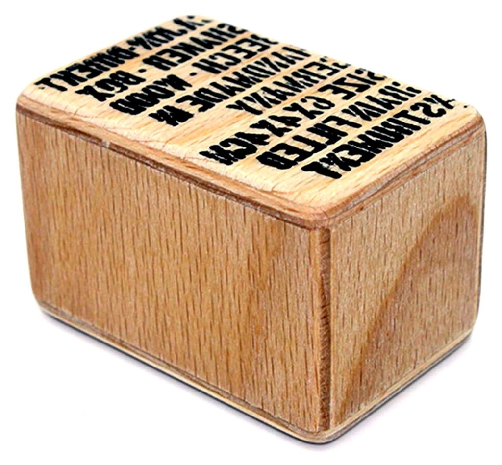 Mini Shaker Cajon-Stil aus geöltem Buchenholz mit Stahlkugelfüllung, 6,5 x 4 x 4 cm