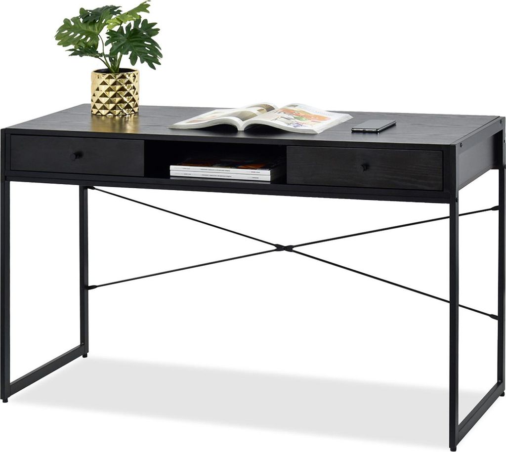Bureau large AMARU - noir Image du produit 