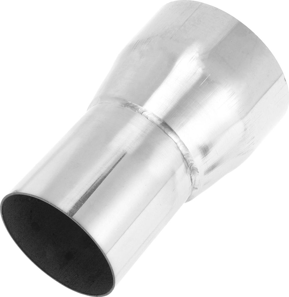 Mandrel Auspuffrohradapter Konzentrischer Reduzierer Auto Auspuffrohr Rohrleitung Adapter 2" OD auf 2,35" OD 4" Länge 201 Edelstahl Silberton