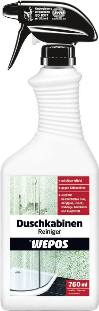 Wepos Dusch- und Badreiniger 750 ml Produktbild 