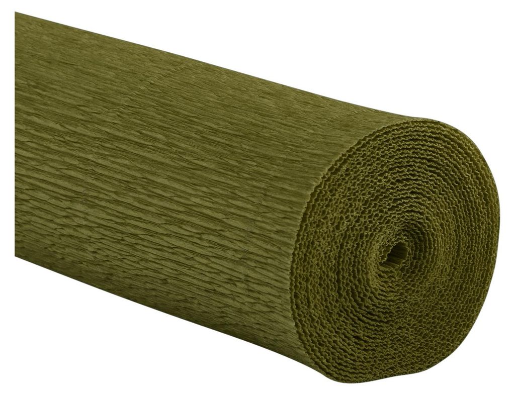 2x Floristenkrepp 50 x 250 cm - Krepppapier - grasgrün -  Produktbild 