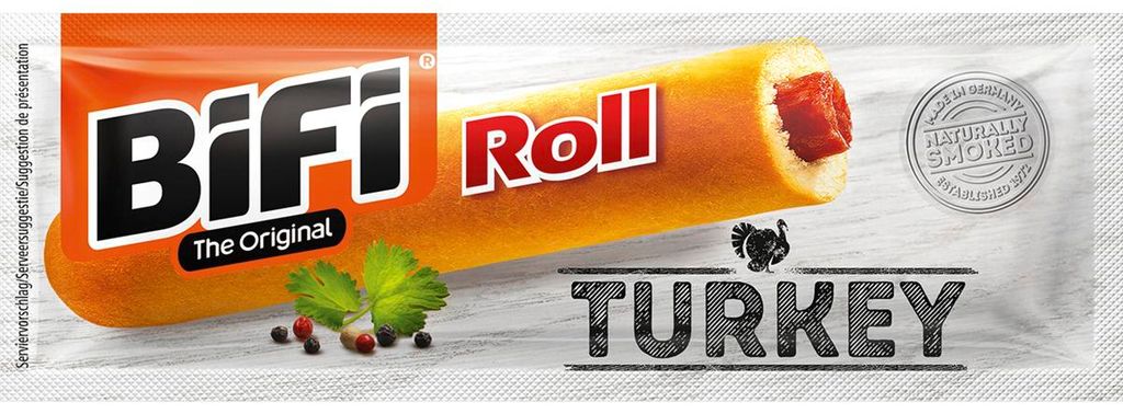 Bifi Roll Turkey Original Mini Salami v zapečeném těstíčku Obrázek produktu 