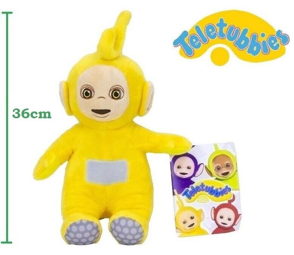 Teletubbie peluche Laa Laa 36cm douillet doudou Teletubbies Image du produit 