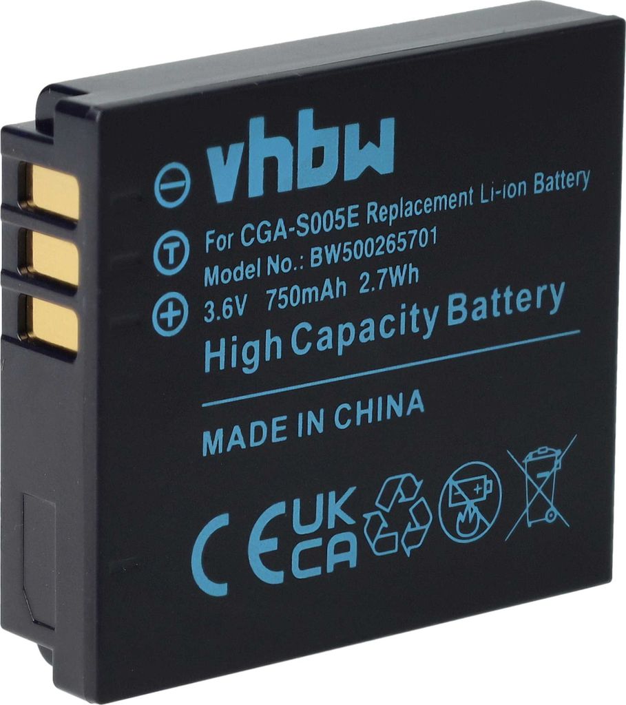 vhbw Akku kompatibel mit FAVI PJM-1000, Mini Projector Kamera (750 mAh, 3,6 V, Li-Ion)