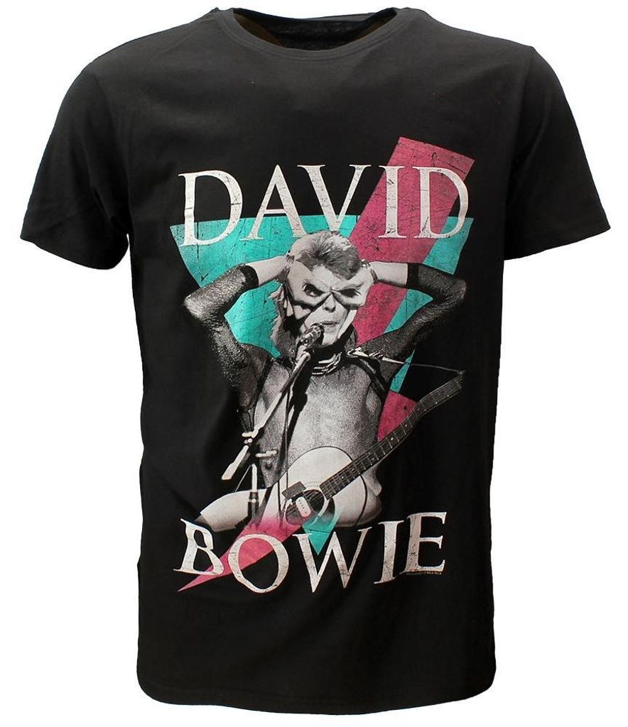 David Bowie Thunder T-Shirt – Offizielles Merchandise - M