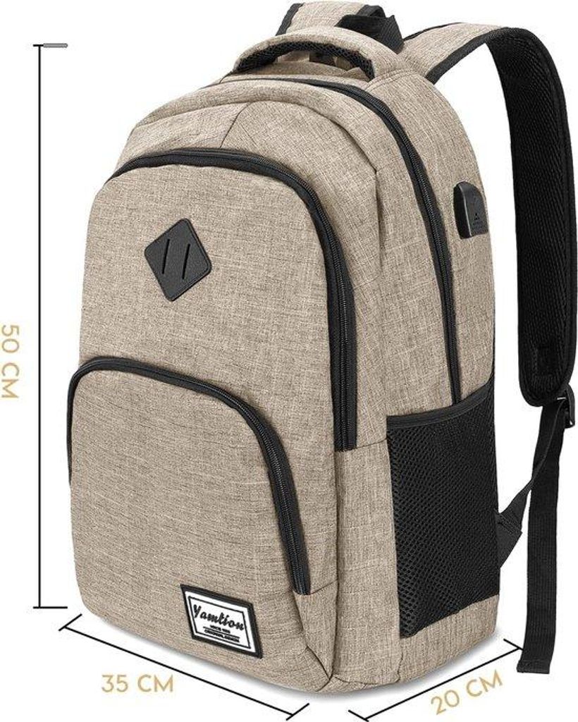 Junge Mädchen Schulrucksack Laptop-Tasche für Universität Schule Büro Arbeit Stadttrip Reise