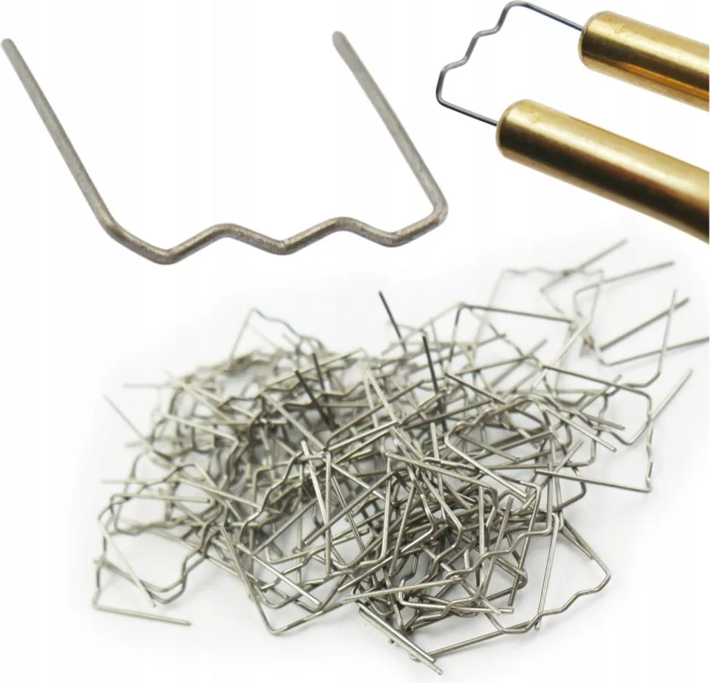 Réparer plastique cassé avec agrafes RS16 0,6 mm plates pour soudage à chaud