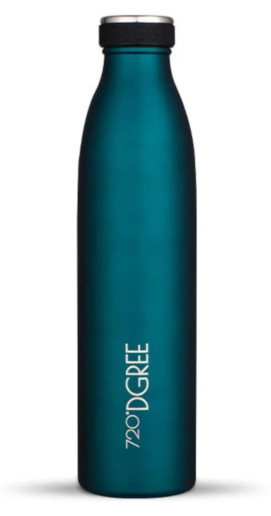 720°DGREE Isolier Trinkflasche milkyBottle Edelstahl smaragd green 0,75l
