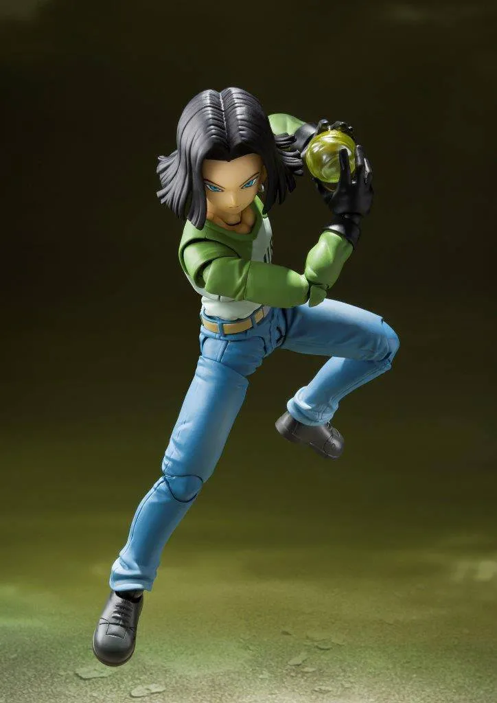 Figurine Android 17 Dragon Ball Super S.H. Figuarts Bandai 14 cm Officielle