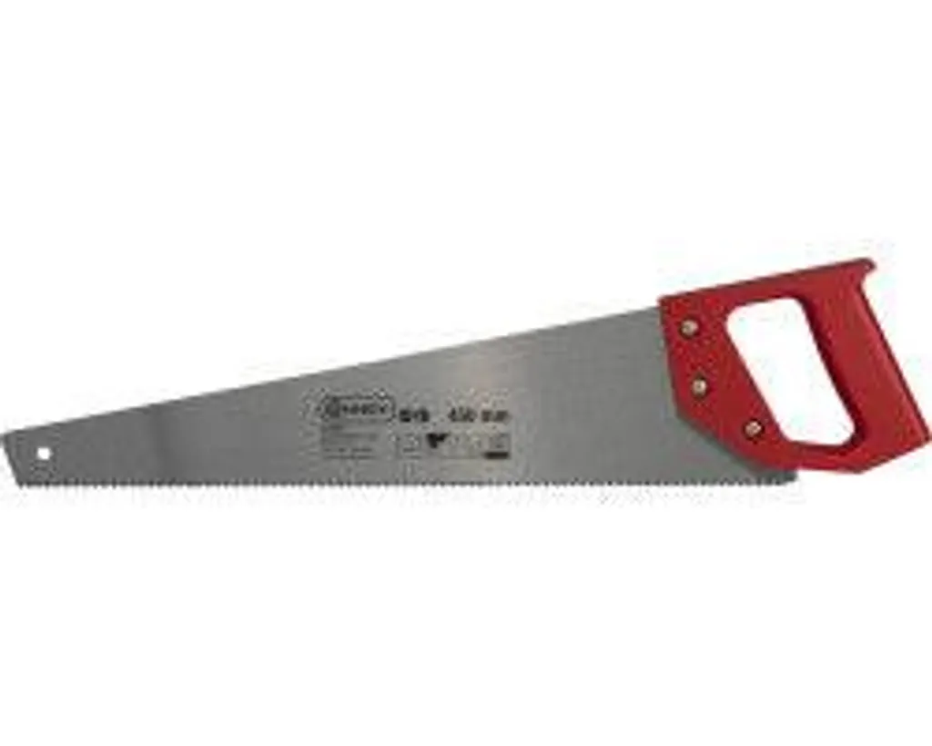 Scie égoïne 450 mm à denture trempée pour découpe de bois et menuiserie