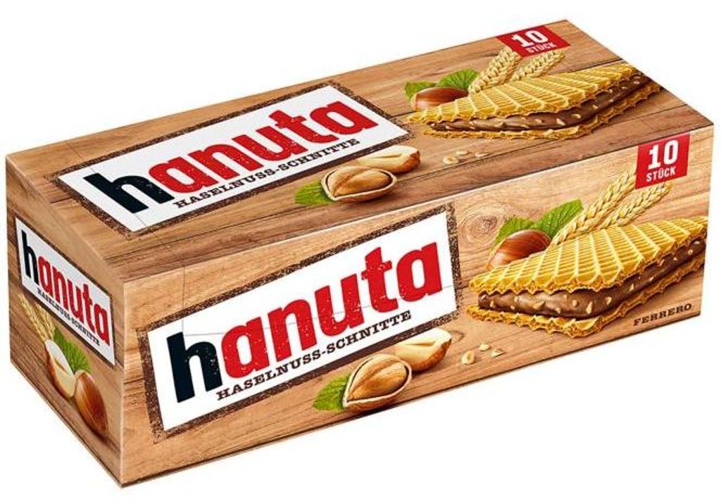 1 x Hanuta - 10er Packung 220g Produktbild 