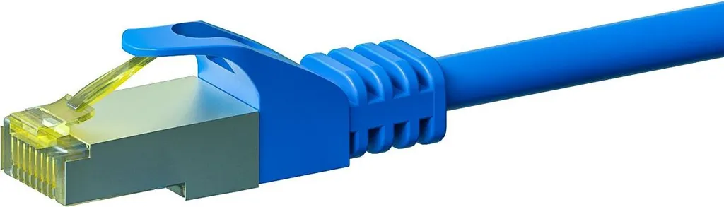 Cavo di Rete RJ45 S/FTP CAT 7 Blu 2m | 10Gbps 600MHz Alta Qualità