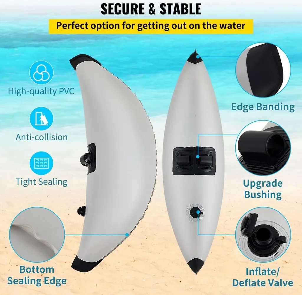 Kit de stabilisation pour canoë et bateau de pêche avec flotteurs