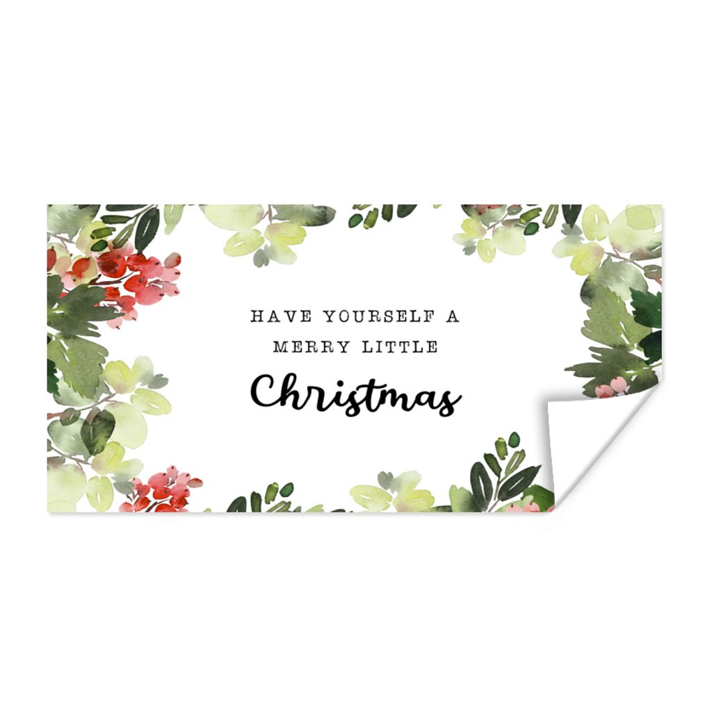MuchoWow Poster Natur - Weihnachten - Zitat 120x60 cm - Bild