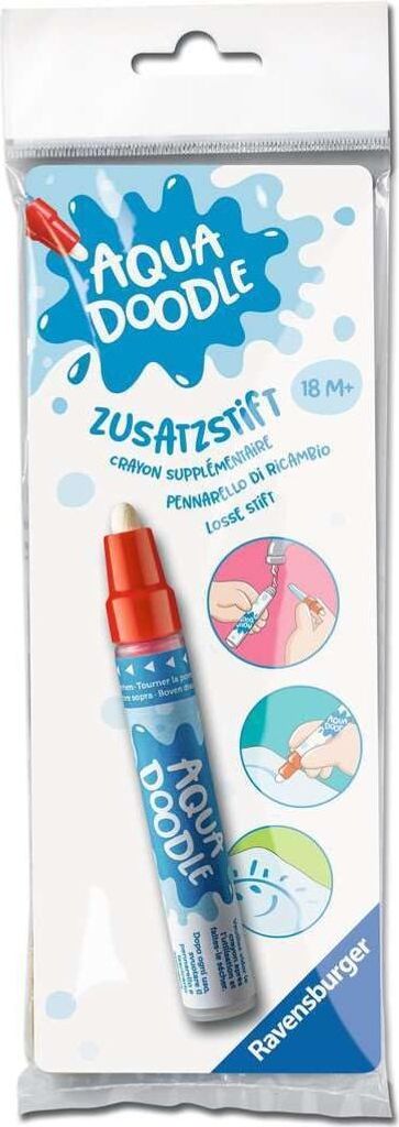 Ravensburger ministeps 4185 Aqua Doodle Zusatzstift - Zubehör für Aqua Doodle-Malsets, fleckenfreies erstes Malen mit Wasser für Kinder ab 18 Mo...