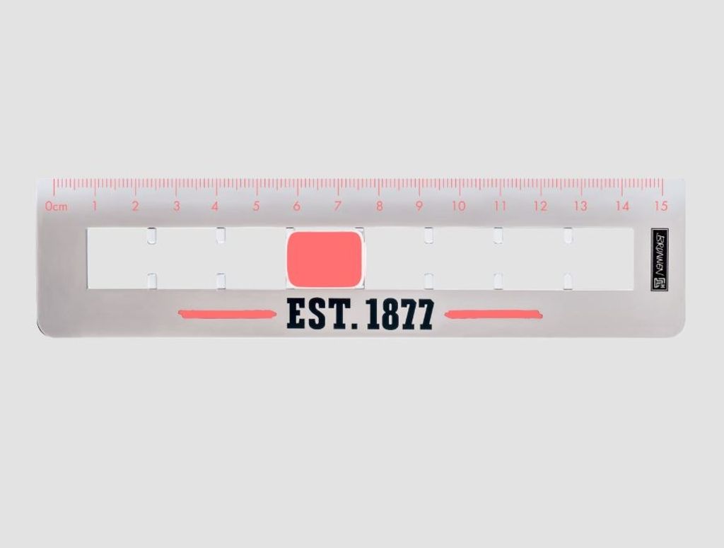 BRUNNEN 1049815752 Lineal „Flip“ Neon 15 cm