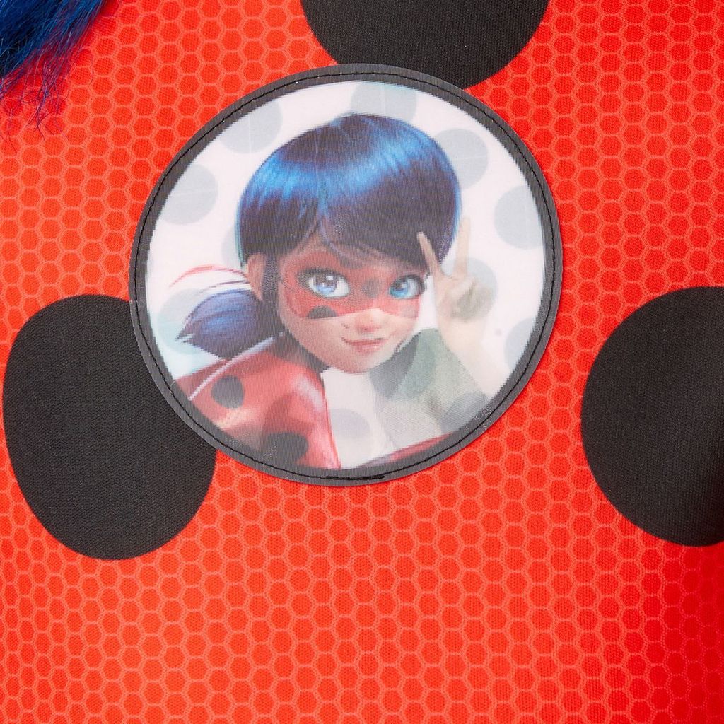Ladybug-Kostüm für Kinder Overall mit Maske rot-schwarz Produktbild 3