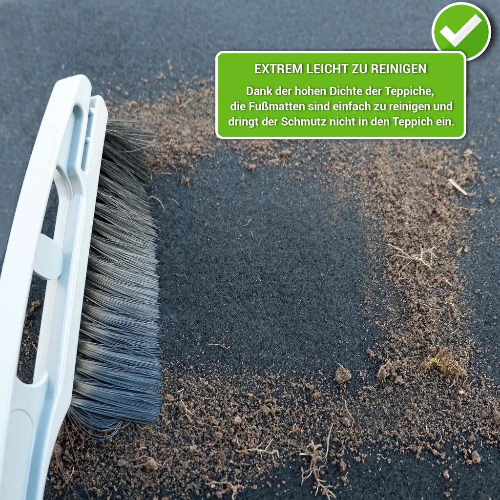 MOLTICO Tappetini Velours VW Passat B8 dal 2014 Beige: Set 4 Pezzi su Misura - 7