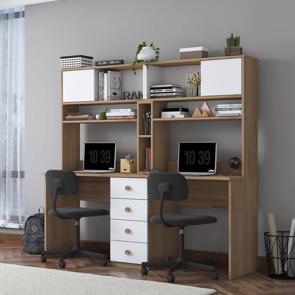 Skye Decor, kvalitný písací stôl (E1) v prevedení orechová Obrázok produktu 