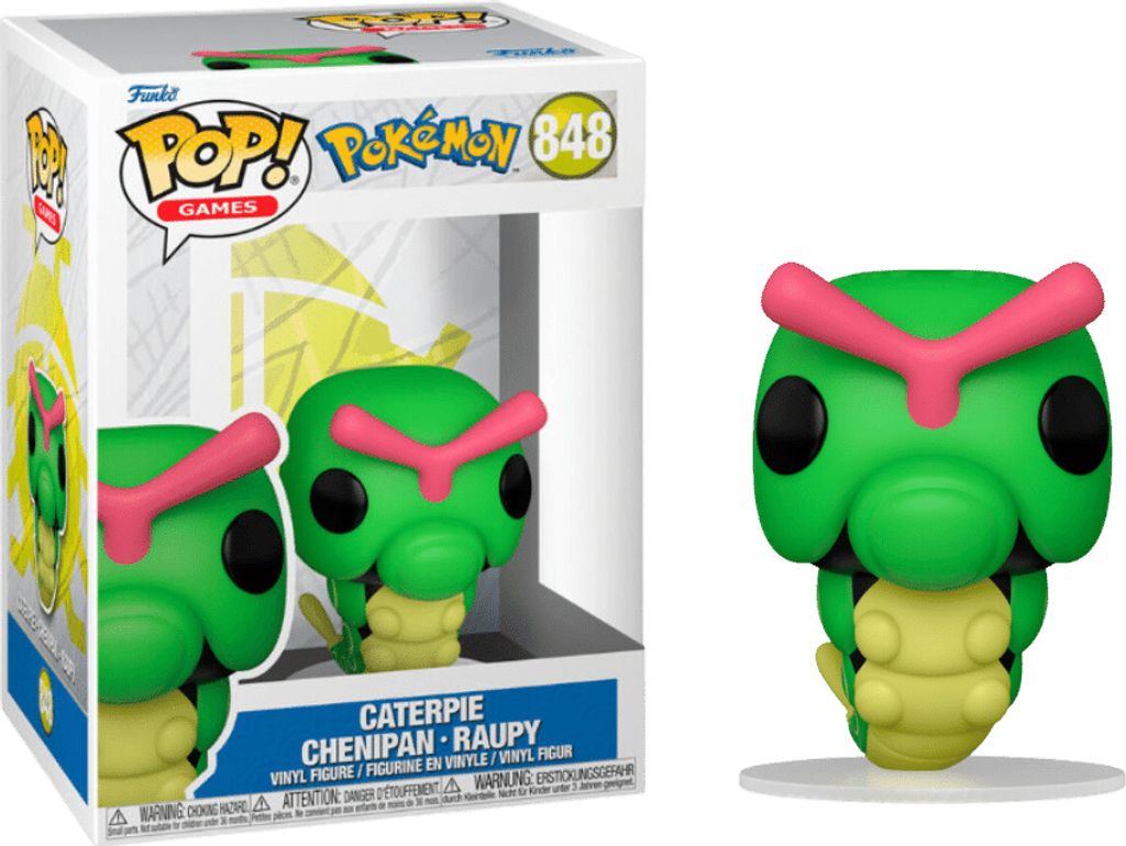 Figurina Funko POP! Pokemon Caterpie 848 Immagine del prodotto 