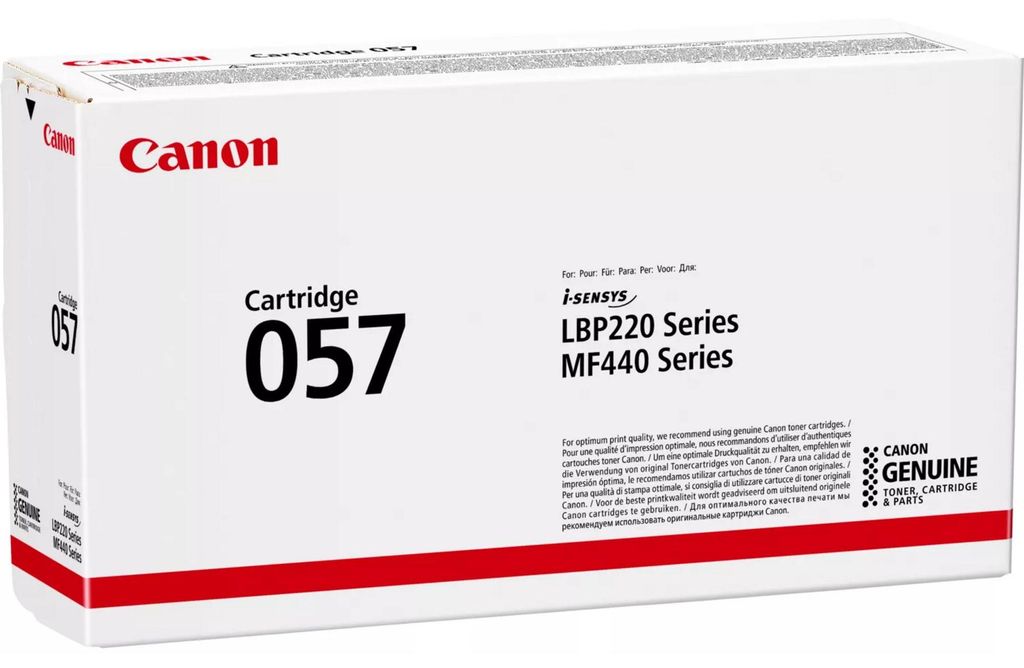 Canon 057, 3100 stron(y), Czarny, 1 szt. Zdjęcie produktu 