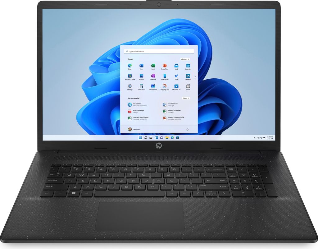 HP Laptop 17-cp2055ng, AMD Ryzen? 3, 2,4 GHz, 43,9 cm (17.3"), 1600 x 900 Pixel, 8 GB, 256 GB