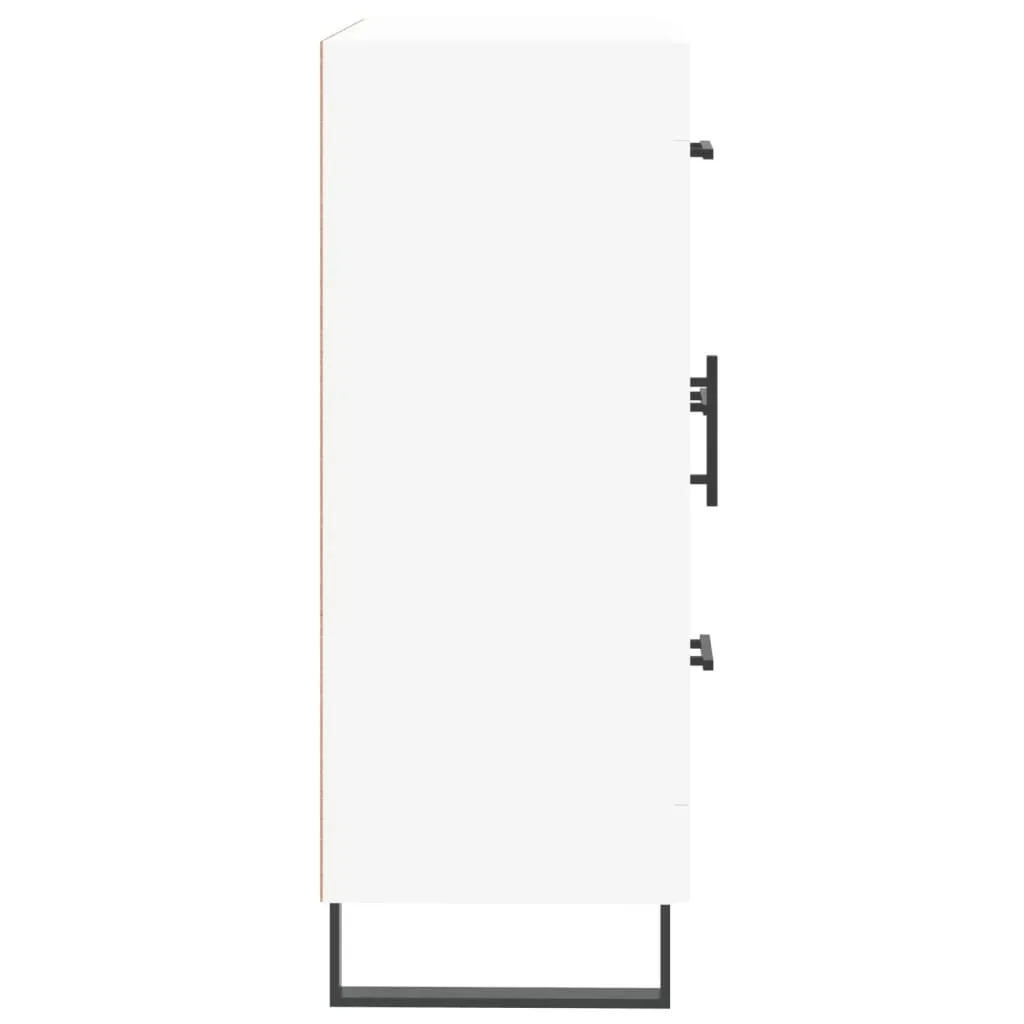 vidaXL Credenza bianca 69,5x34x90 cm Materiale a base di legno - Credenza - Credenza - Armadio - Armadio portaoggetti - 8
