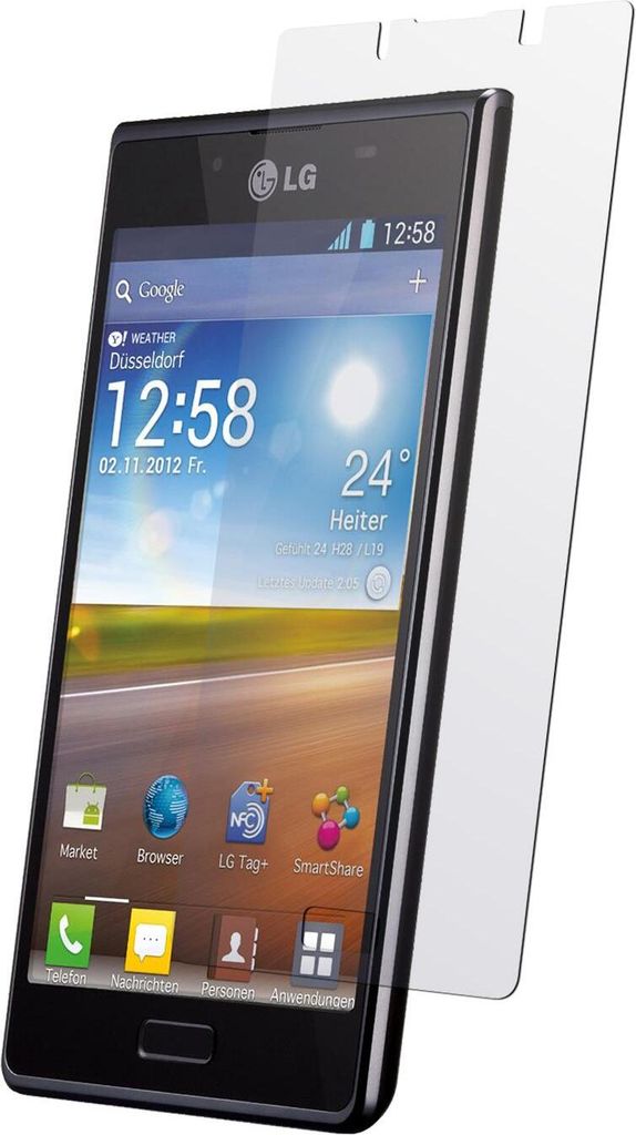 4er-Pack PhoneNatic Displayschutzfolien matt kompatibel mit LG Optimus L7