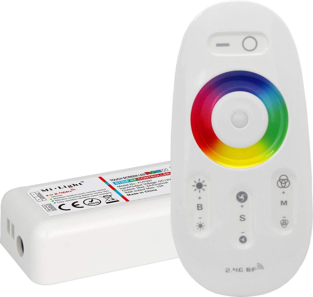 RGB-W Steuersystem Kontroller Fernbedienung 2.4 GHz Set für LED Streifen FUT027