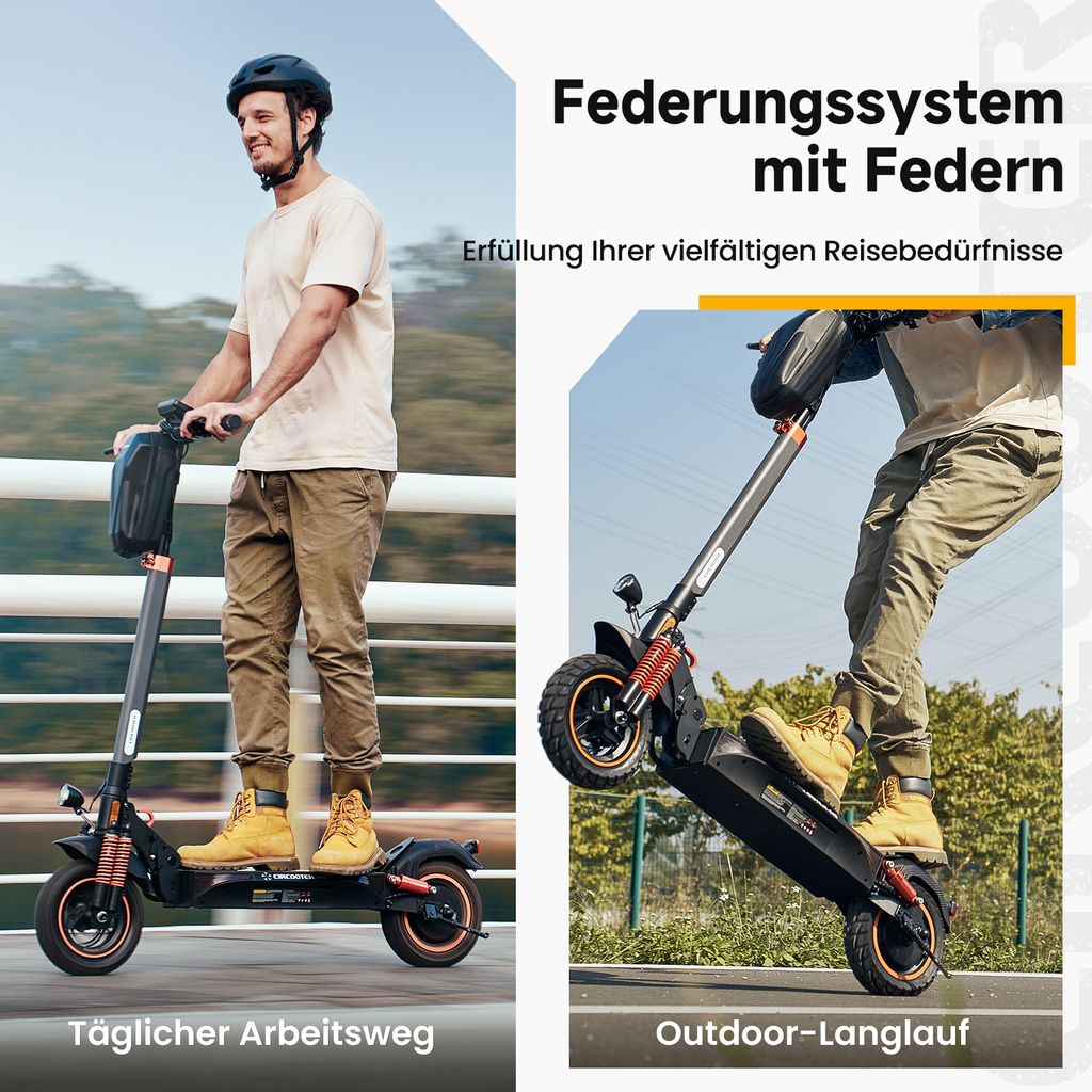 Elektroscooter offroad E-Scooter 10 Zoll, 48V 80km Produktbild 2