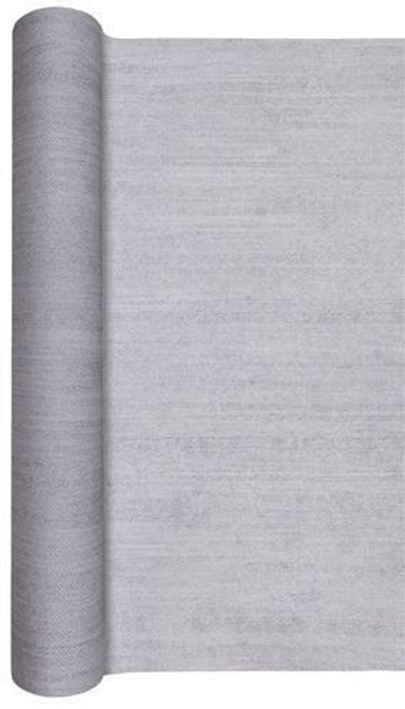 HOME FASHION Tischläufer Struktur grey 40x490cm