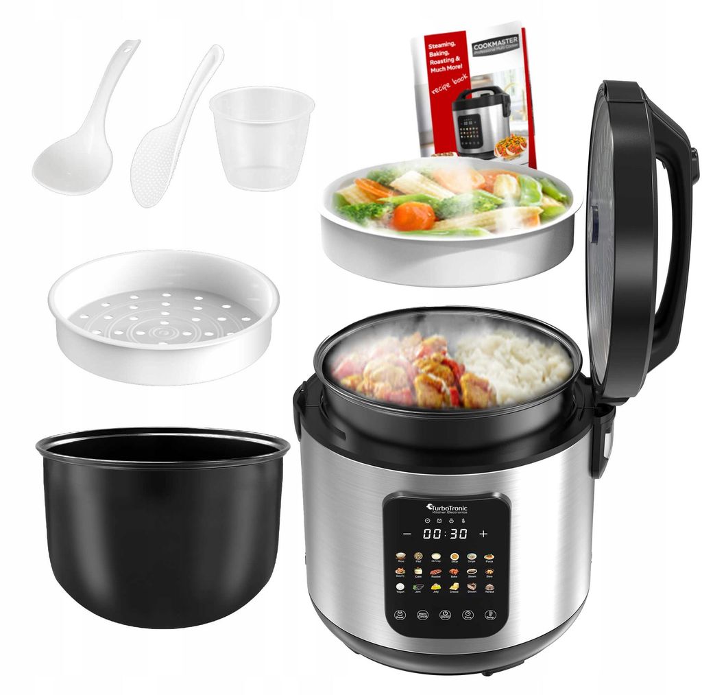 Multicooker parowar szybkowar kombiwar TurboTronic garnek Zdjęcie produktu 