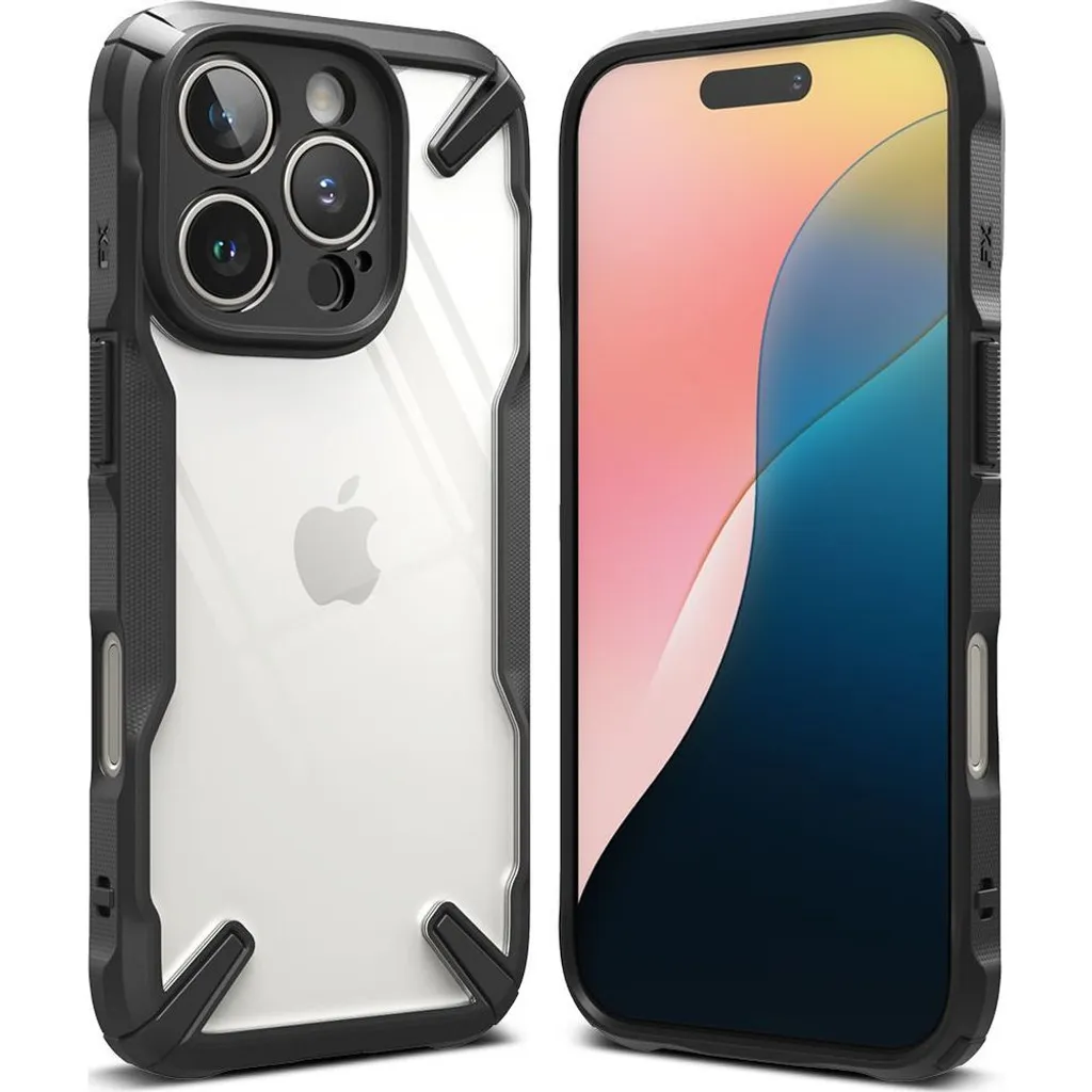 Custodia Ringke Fusion X per iPhone 16 Pro Black: Robustezza Top - 2