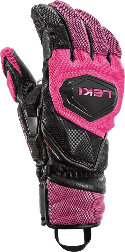 Gants de ski en cuir Leki Wcr Venom Sl 3d avec système de sécurité